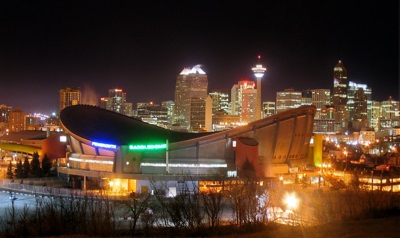 Pengrowth Saddledome in Calgary, Canada